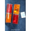 COUPLE TAIL LIGHTS STARS FIAT 124 1s