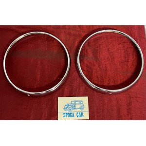 HEADLAMPS RINGS CHROME PAIR