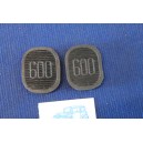 FIAT 600 MULTIPLA RUBBER PEDALS