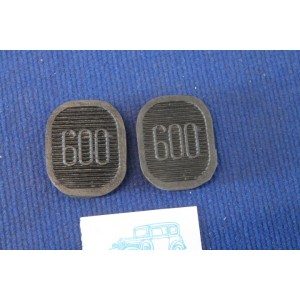 FIAT 600 MULTIPLA RUBBER PEDALS