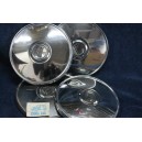 FIAT 125 BERLINA SET 4 PCS HUBCAP WHEELS  INOX