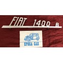 FIAT 1400 B METALLO CROMATO CON SEGNI DEL TEMPO
