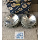 OPTIC HEADLAMP PAIR  CARELLO  NOS FIAT 600 MULTIPLA 1 SERIE