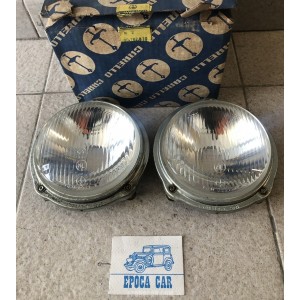 OPTIC HEADLAMP PAIR  CARELLO  NOS FIAT 600 MULTIPLA 1 SERIE