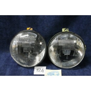 PAIR OPTICAL UNITS JODIO H1 CARELLO FIAT 128 RALLY DIAM 170 mm