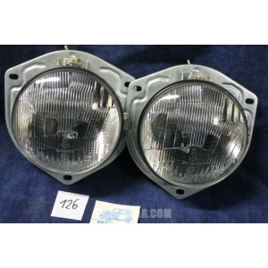 PAIR HEADLAMP JODIO H1 SIEM FIAT 128 RALLY
